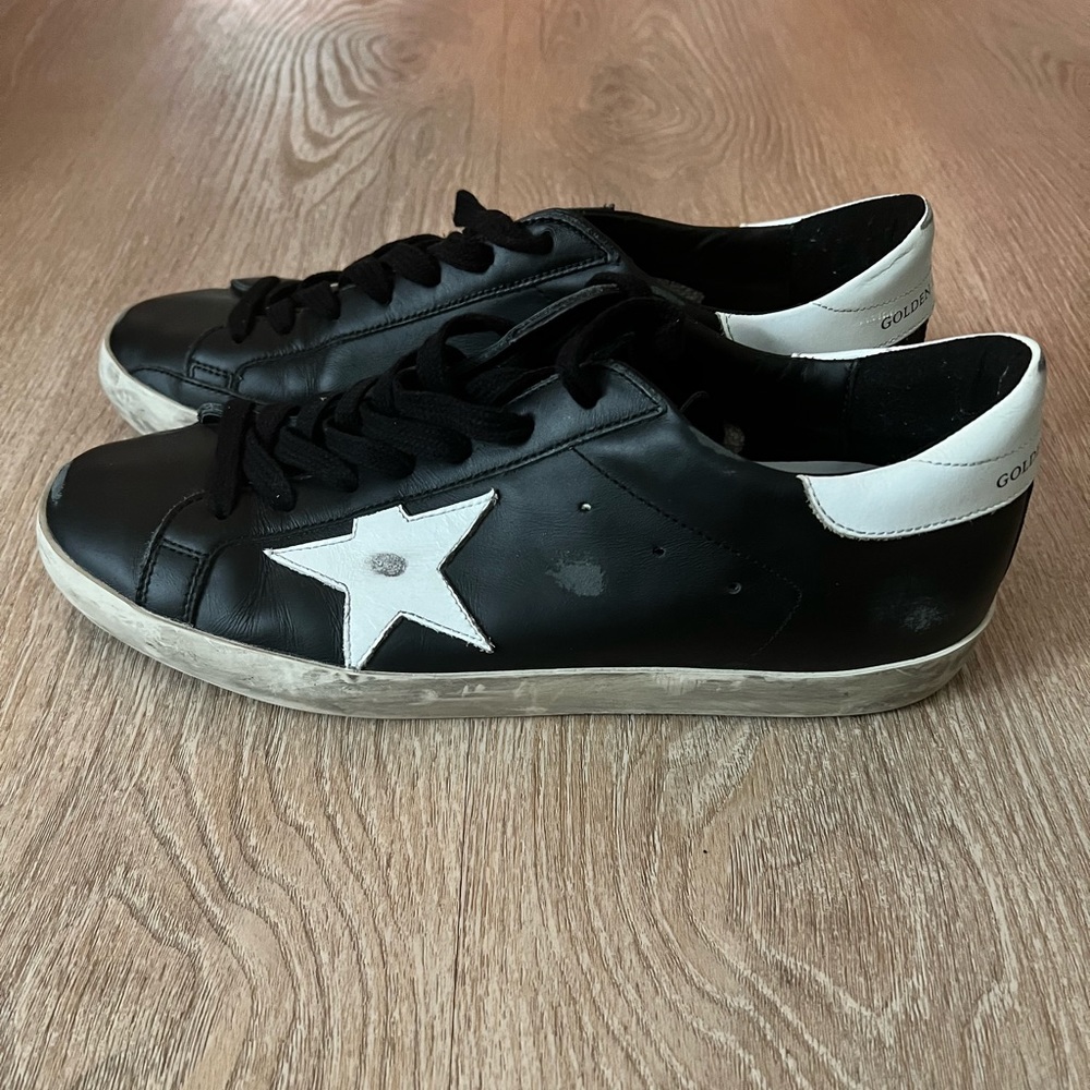 Golden goose black and white